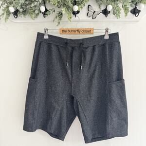 Men’s P’tula Drawstring Athletic Shorts L Dark Gray AS